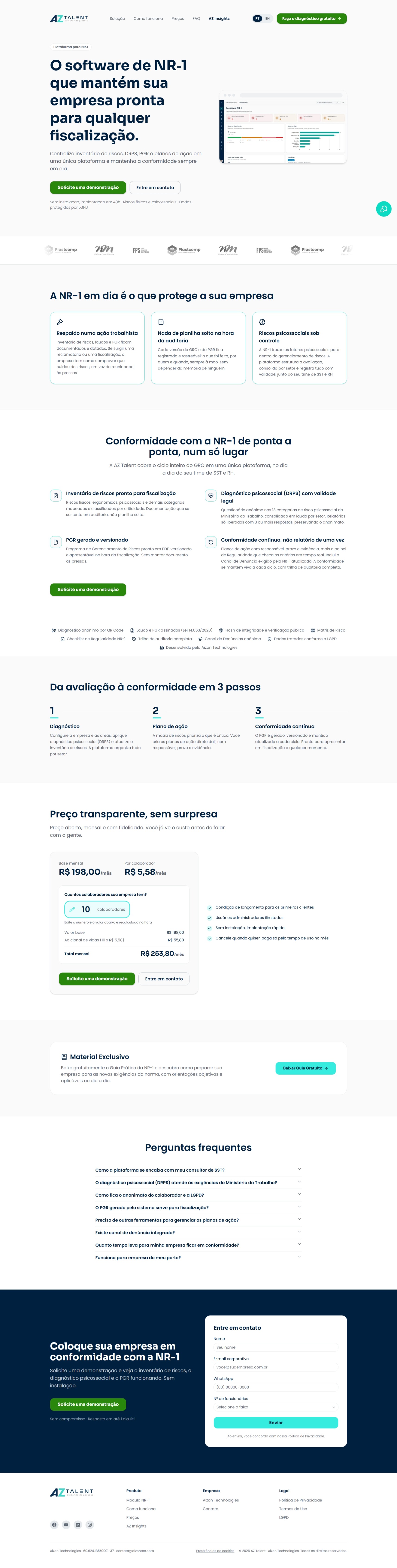 Site — aztalent.com.br